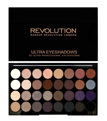 Makeup Revolution Ultra Eyeshadow Palette Affirmation Paleta 32 cieni do powiek 16g