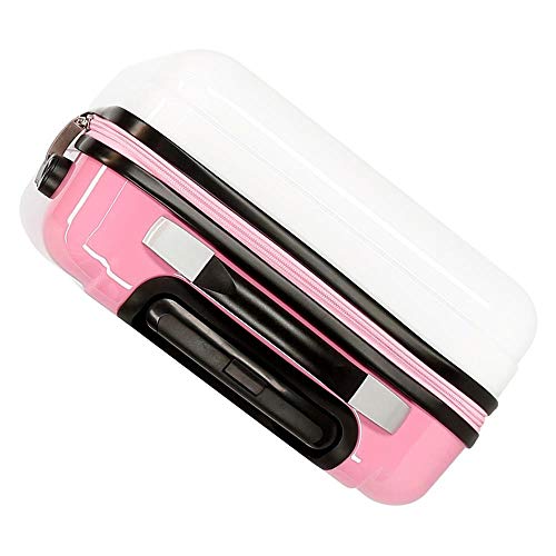 Maleta de cabina Minnie Magic corazones rígida 55cm