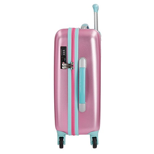 Maleta de cabina Pepe Jeans Bristol Rosa rígida 55cm