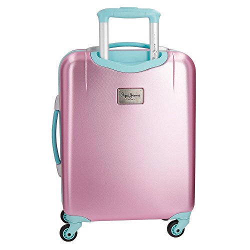 Maleta de cabina Pepe Jeans Bristol Rosa rígida 55cm