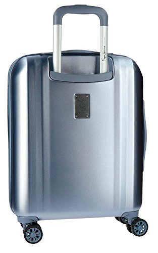 Maleta de cabina Pepe Jeans Cambridge Celeste rígida 55cm