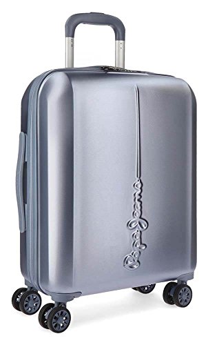 Maleta de cabina Pepe Jeans Cambridge Celeste rígida 55cm