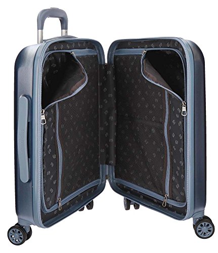 Maleta de cabina Pepe Jeans Cambridge Celeste rígida 55cm