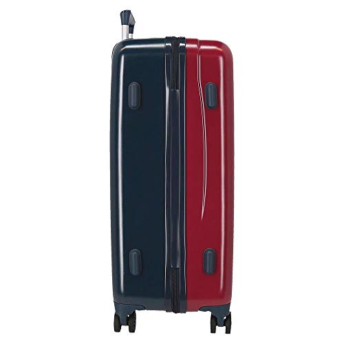 Maleta Mediana Pepe Jeans Andy rígida, 48x68x26 cm, Color Rojo