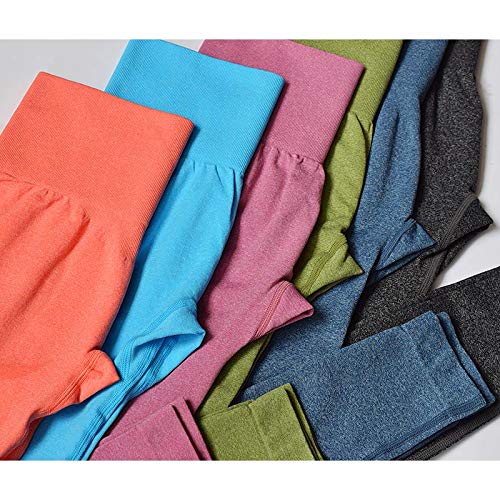 Mallas Nuevos Leggings Sin Costuras Vitales para Mujeres Workout Gym Legging Cintura Alta Fitness Pantalones Deportivos Butt Booty Legging Sports Leggings S Pink