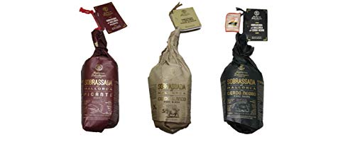 Mallorca Delicatessen, Lote Sobrasadas Cerdo Mallorquín - 3 unidades de ≈ 450 g.
