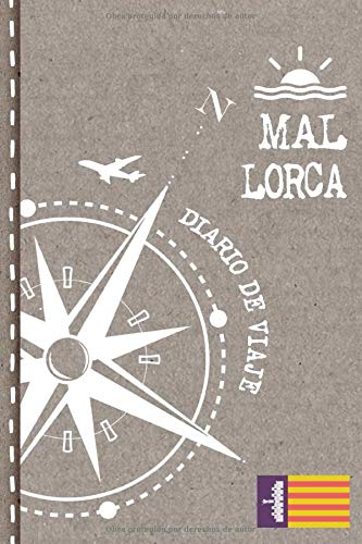 Mallorca Diario de Viaje: Libro de Registro de Viajes - Cuaderno de Recuerdos de Actividades en Vacaciones para Escribir, Dibujar - Cuadrícula de Puntos, Bucket List, Dotted Notebook Journal A5