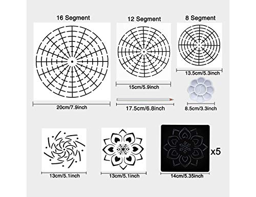 Mandala Dotting Tools - Juego de 34 piezas para pintar rocas Mandala