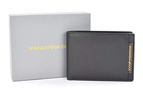 Mandarina Duck Men's wallet in leather Dual UDP02 Black