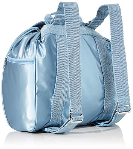 Mandarina Duck Utility Tracolla, Mochila para Mujer, Azul (Dusty Blue), 18x35x31 Centimeters (W x H x L)