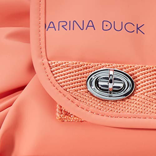 Mandarina Duck Utility Tracolla, Mochila para Mujer, Rosa (Coral), 18x35x31 Centimeters (W x H x L)