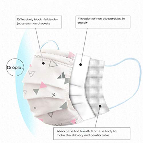 MaNMaNing Protección 3 Capas Transpirables con Elástico para Los Oídos Pack 20 unidades 20200708-MANING-A/N20 (Adulto)