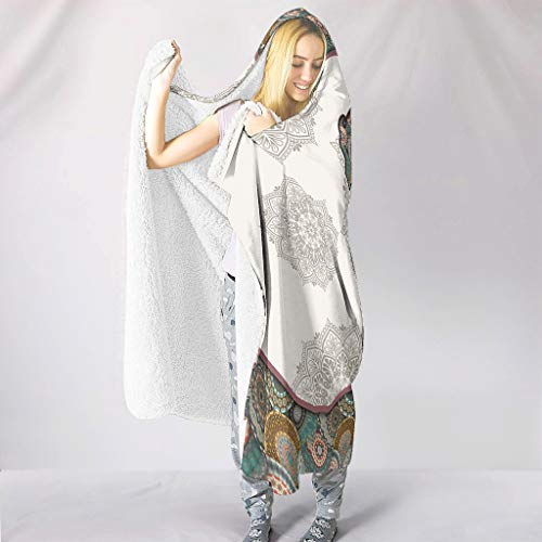 Manta con capucha de Catneza, original, suave, multifunción, divertida, apta para televisión para adultos, peluche, blanco, para Galaxy S3