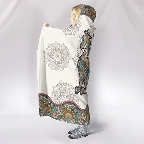 Manta con capucha de Catneza, original, suave, multifunción, divertida, apta para televisión para adultos, peluche, blanco, para Galaxy S3