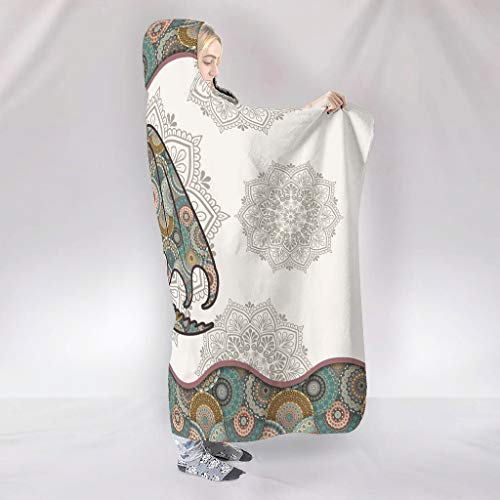 Manta con capucha de Catneza, original, suave, multifunción, divertida, apta para televisión para adultos, peluche, blanco, para Galaxy S3