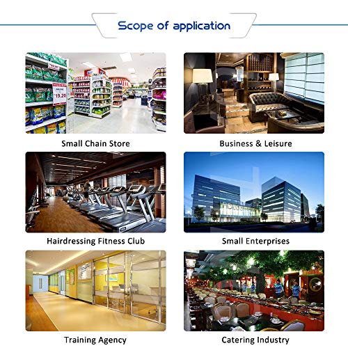 Maquina Asistencia de Fichar Huella Dactilar,Máquina de Asistencia,100.000 Registros, Sistema Española, Biometrico Huella,2.4 Pulgadas,con 8G Disco U