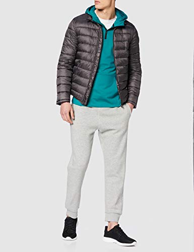 Marca Amazon - find. Sudadera con Capucha Hombre, Azul (Harbor Blue), M, Label: M