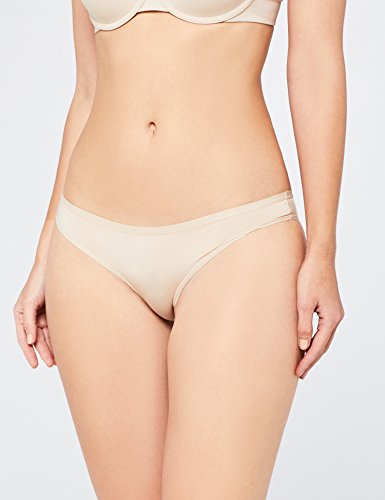 Marca Amazon - Iris & Lilly Braguita Mujer, Pack de 3, Beige (Pale Nude), XL, Label: XL