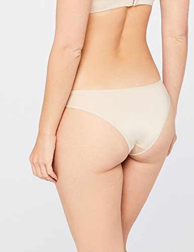 Marca Amazon - Iris & Lilly Braguita Mujer, Pack de 3, Beige (Pale Nude), XL, Label: XL