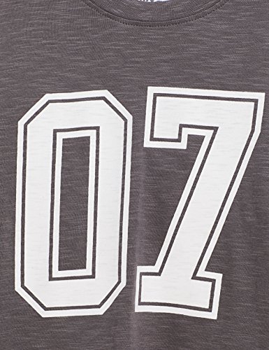 Marca Amazon - RED WAGON Camiseta Manga Corta de Algodón Niños, Gris (Castel Rock), 116, Label:6 Years