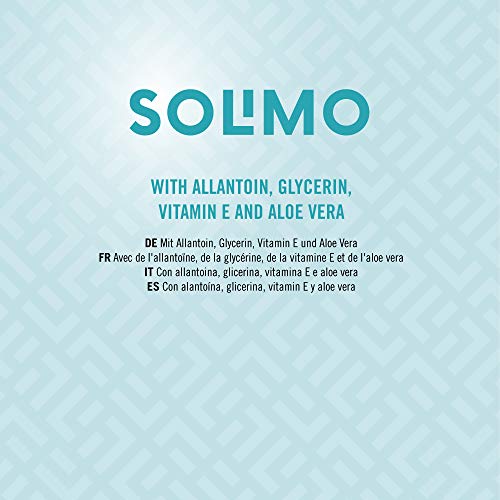 Marca Amazon - Solimo - SUN - Loción hidratante after sun, con alantoína, glicerina, vitamin E y aloe vera (4x200ml)