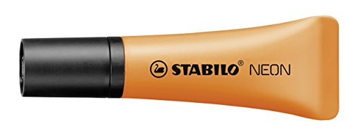 Marcador fluorescente STABILO NEON - Cuerpo semiblando - Malla con 5 colores