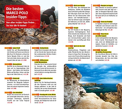 MARCO POLO Reiseführer Costa del Sol, Costa de Almeria, Costa Tropical Granada: Reisen mit Insider Tipps. Mit Extra Faltkarte & Reiseatlas