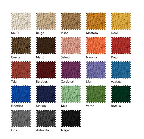 Martina Home Emilia, Funda Elástica para Sofá de 4 Plazas, Marfil, de 240 a 270 cm de ancho