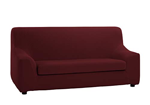 Martina Home Tunez Funda de Sofá Dúplex 3 Plazas, Tela, BURDEOS