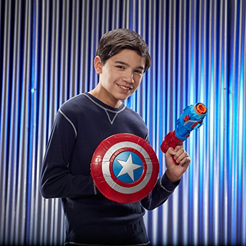 Marvel Avengers- Assembler Gear Capitán América, Talla única (Hasbro E0567EU4)