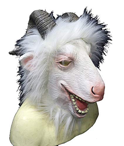 Máscara de cabra de montaña, disfraz divertido para eventos y fiestas, zoológico, diversión de Halloween