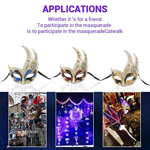 Máscara De Halloween, Media Máscara Máscara De Fiesta De Disfraces Disfraz De Venecia Fiesta De Disfraces De Carnaval Máscara Especial