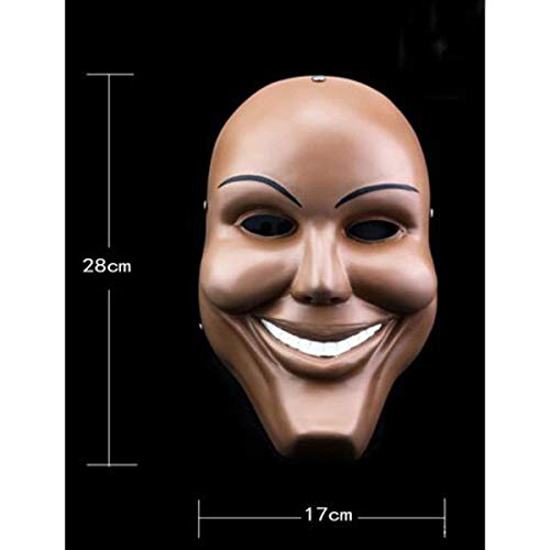 Máscara de Purga de plástico Máscara de Halloween Máscara de Fiesta de Terror Fancy Kiss Me God Decoración Sonriente Vestir Fiesta Bar Suministros Disfraces