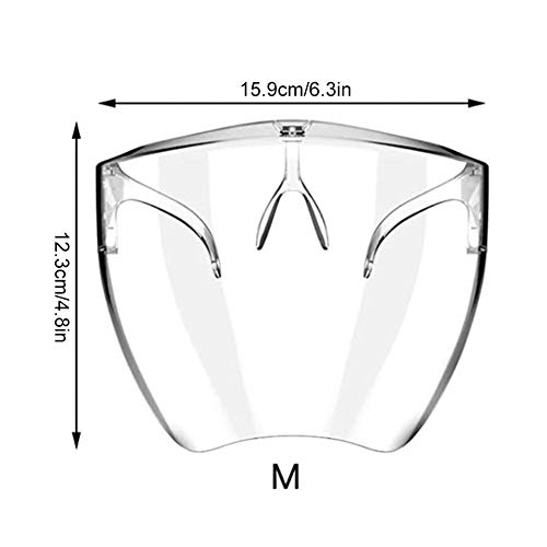 Máscara De Seguridad Gafas Protectoras Integradas Gafas, Protectores De Seguridad Transparentes Masculinos Y Femeninos, Paneles De Protección Contra Esputo