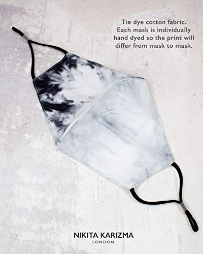 Máscara facial de tejido Tie Dye in Storm by KARIZMA Mascarilla facial con 2 filtros