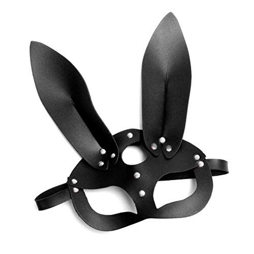 Máscaras De Halloween, Máscaras De Orejas De Conejo Sexy para Mujeres Máscaras Faciales De Orejas Largas De Conejito Lindo Disfraces De Halloween Fiesta Fiesta Cosplay Accesorios De Disfraces