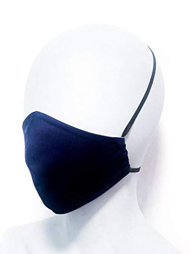 Mascarilla Higiénica multifunción, reutilizable, protección contra el polvo, algodón, tallaje adulto, MA02.AE AZUL BANDERA ESPAÑA 1 CINTA