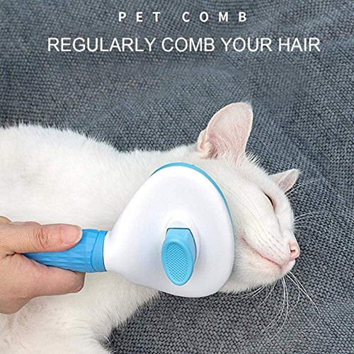 Mascota perro gato de pelo cepillo de peine de limpieza de la piel derramar herramienta de pincel peine for limpiar rápidamente el tamaño de los accesorios de eliminación de pelo de la belleza del pel