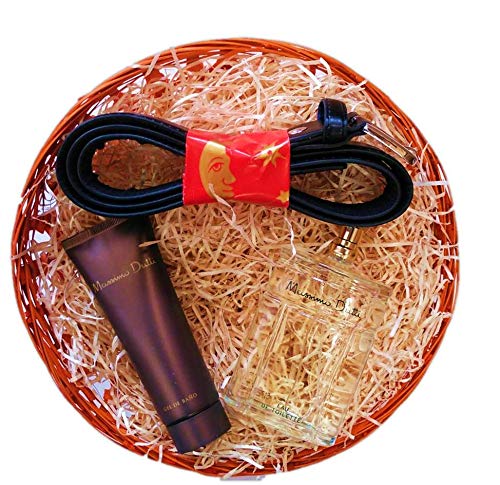 MASSIMO DUTTI COLONIA EDT 100ML (sin tapón)+GEL DUCHA 75ML+CORREA EN CESTA REGALO
