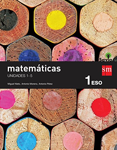 Matemáticas. 1 ESO. Savia. Trimestres - Pack de 3 libros - 9788467582925