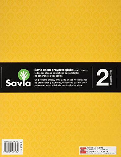 Matemáticas II. 2 Bachillerato. Savia - 9788467587135