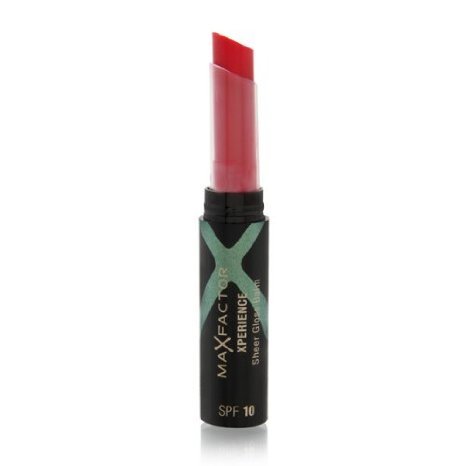 Max factor Xperience SPF 4 Sheer Lip Gloss Balm, nº 4, color rojo granate