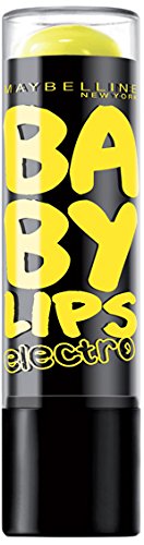 Maybelline Baby Lips Electro 75 Fierce N Tangy - bálsamos para labios (Amarillo, Fierce N Tangy, Mujeres, Piel seca, Piel normal, Hidratante, Francia)