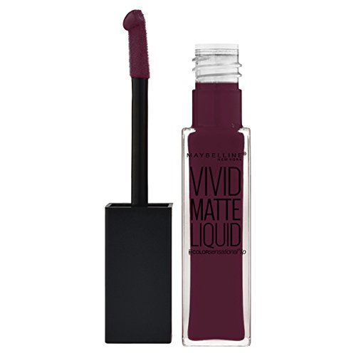 Maybelline Color Sensational Vivid Matte Liquid - 39 Corrupt Cranberry - Lipstick barra de labios Burdeos Mate - Barras de labios (Burdeos, Corrupt Cranberry, #532236, Mate, Líquido, 17 mm)
