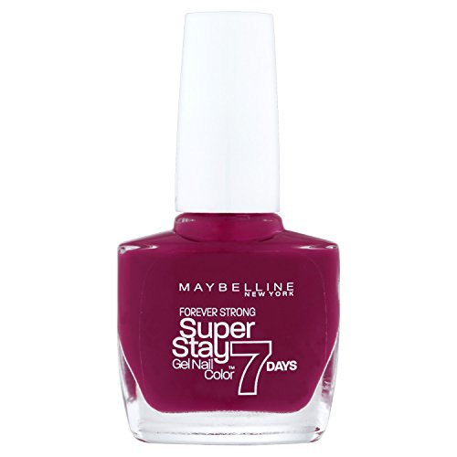 Maybelline Forever Strong Súper estadía Días Gel 7 Nail Color - 10 ml, Vino Divino