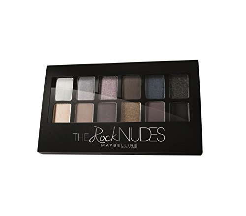 Maybelline Mayb E.SHAD.PALETTE BLfr/nl/it 02 Rock N sombra de ojos Brillo, Mate, Brillo - Sombras de ojos (Rock Nudes, Brillo, Mate, Brillo, Polvo, 12 mm, 92 mm, 180 mm)