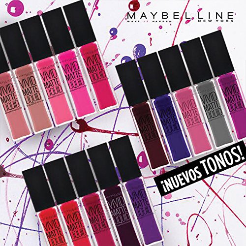 Maybelline New York Barra de Labios Color Sensational Vivid Matte 05 Nude