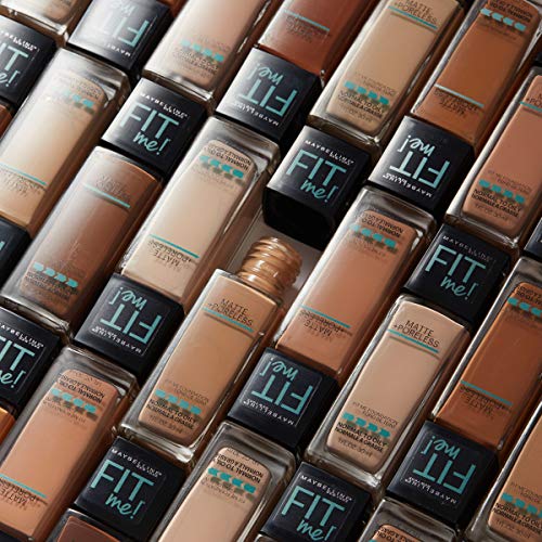 Maybelline New York Fit Me - Base de maquillaje, mate, sin poros, marfil natural (para piel más fina)