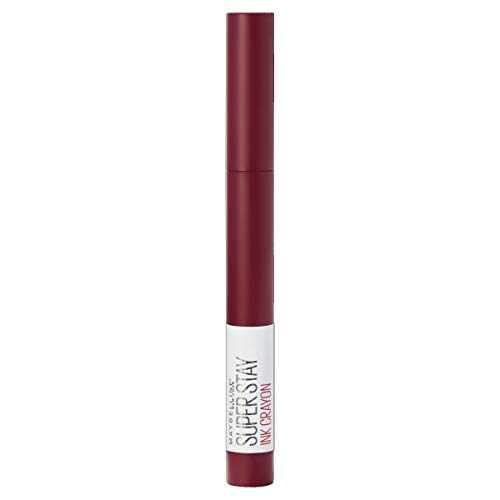 Maybelline New York - SuperStay Ink Crayon, Pintalabios Mate de Larga Duración, Tono 55 Make It Happen