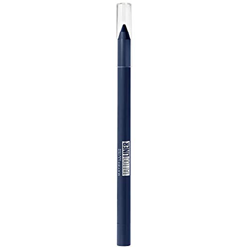 Maybelline New York - Tattoo Liner, Lápiz de Ojos Azul Semi-Permanente, Tono 920 Striking Navy